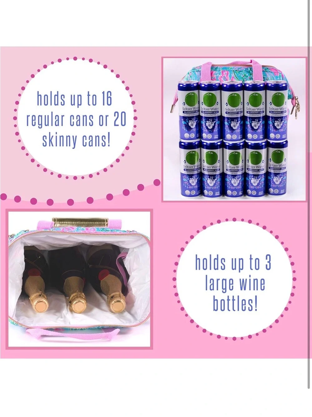 Lilly Pulitzer Large Insulated Backpack Cooler